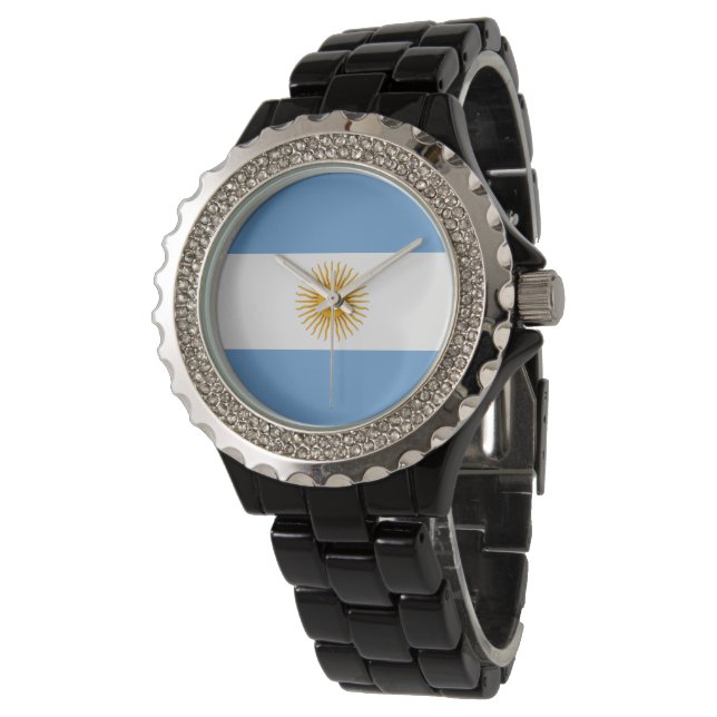Argentina flag watch (Angled)