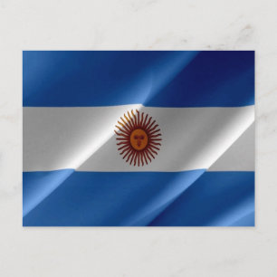 Argentina - Flag Waving - Postcard