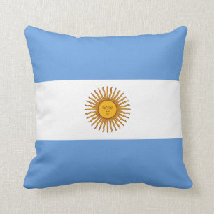 Argentina Flag x Flag Pillow