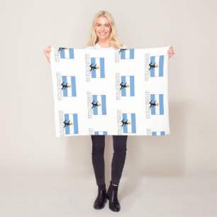 Argentina Football Soccer National Team Fleece Blanket