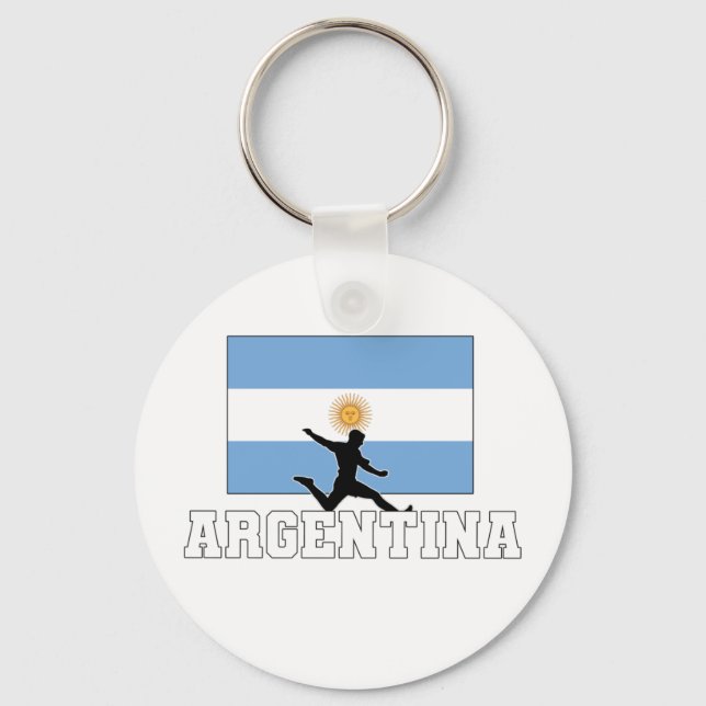 Argentina Football Soccer National Team Key Ring (Front)