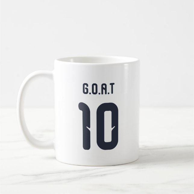 Argentina G.O.A.T. Number 10 Coffee Mug (Left)