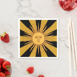 Argentina Golden Sun, Sol de Mayo Napkin
