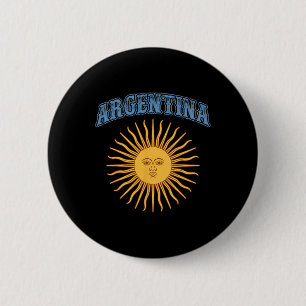 Argentina Hispanic Heritage Month Sun May Argentin 6 Cm Round Badge