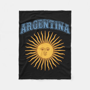 Argentina Hispanic Heritage Month Sun May Argentin Fleece Blanket