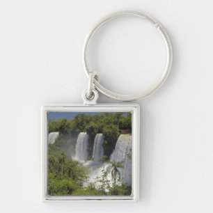 Argentina, Iguacu Falls in sun. Key Ring