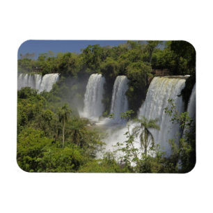 Argentina, Iguacu Falls in sun. Magnet