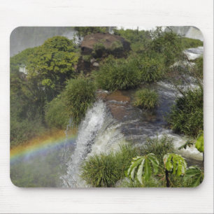 Argentina, Iguacu Falls. Rainbow at Iguacu Mouse Pad