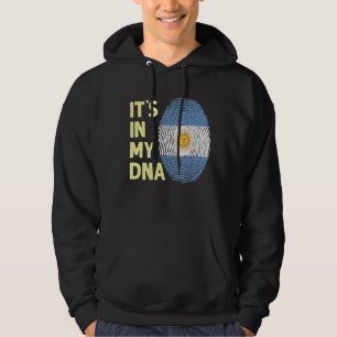 Argentina In My Dna Argentinian Flag Team Argentin Hoodie