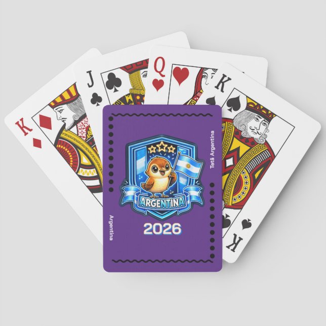 Argentina Kids  Playing Cards (Back)