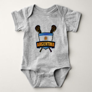 Argentina Lacrosse Logo Babygrow Baby Bodysuit