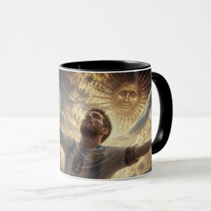 Argentina Legend Celebration Under a Radiant Sun Mug