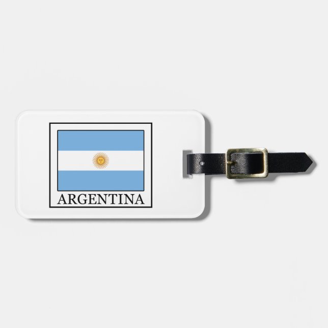 Argentina Luggage Tag (Front Horizontal)