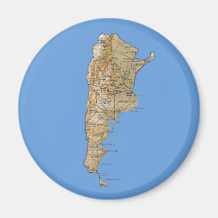 Argentina Map Magnet