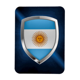Argentina Mettalic Emblem Magnet