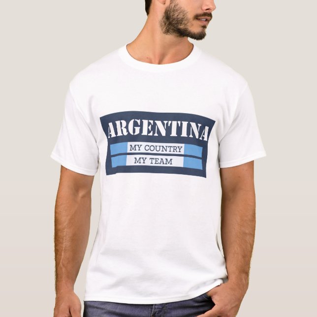 Argentina My Country My Team T-Shirt (Front)