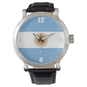 Argentina National Flag Patriotic Watch