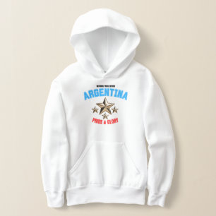 Argentina National Pride Edition Girls Hoodie