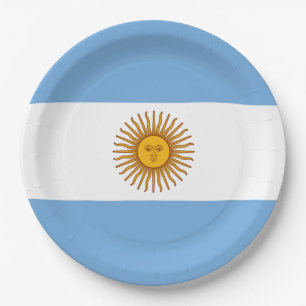Argentina Paper Plates