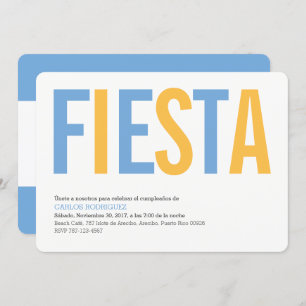 Argentina Party Invitation