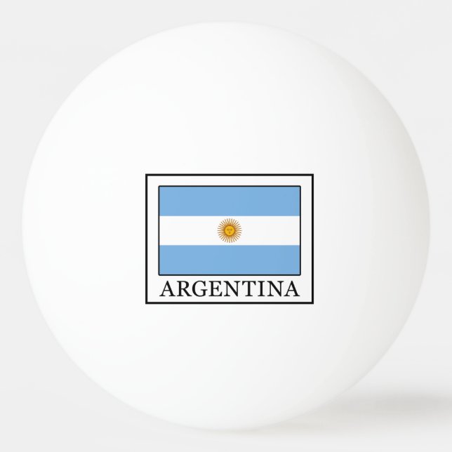 Argentina Ping Pong Ball (Front)
