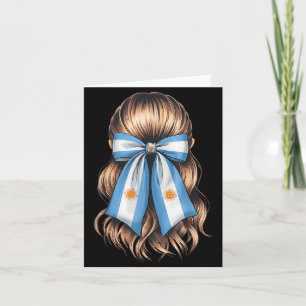 Argentina Pride Argentinian Flag  Card