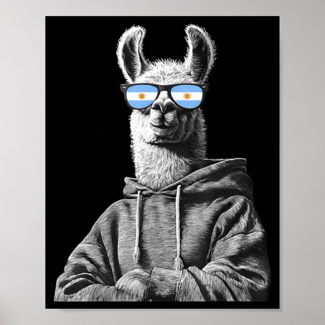 Argentina Pride Argentinian Flag  Poster (Front)