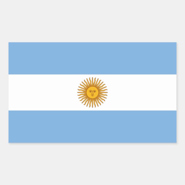 Argentina Rectangular Sticker (Front)