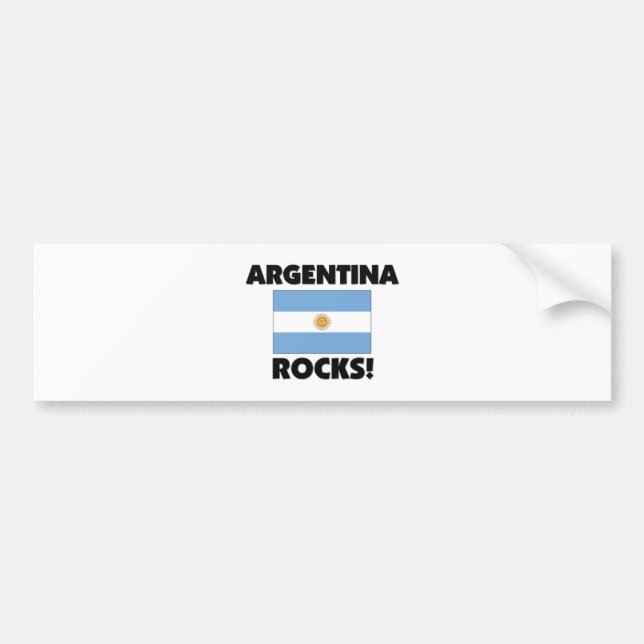 Argentina Rocks Bumper Sticker (Front)