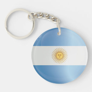 Argentina  Round Icon Flag  Key Ring