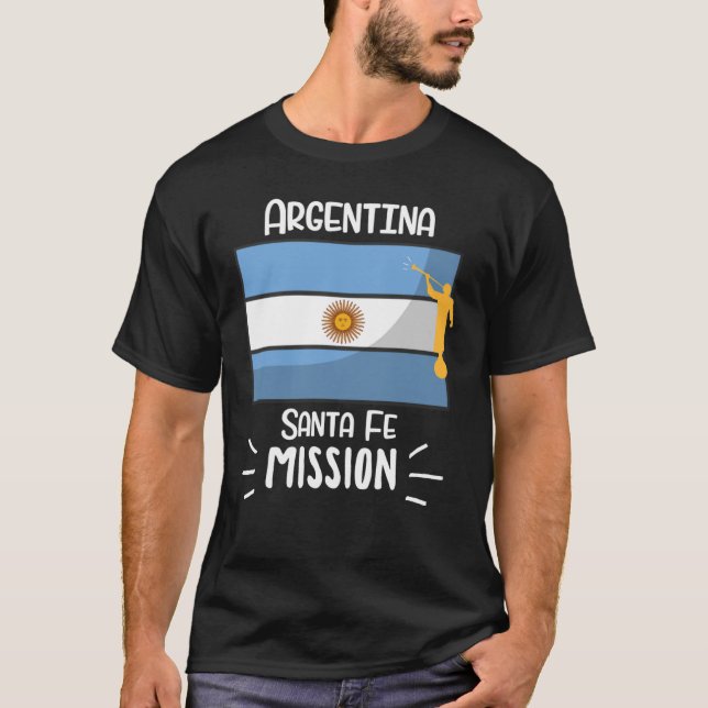 Argentina Santa Fe Mormon LDS Mission Missionary T-Shirt (Front)