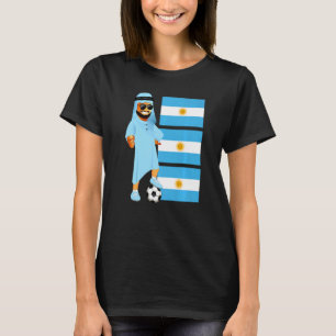 Argentina Sheik Argentina Flag Soccer T-Shirt