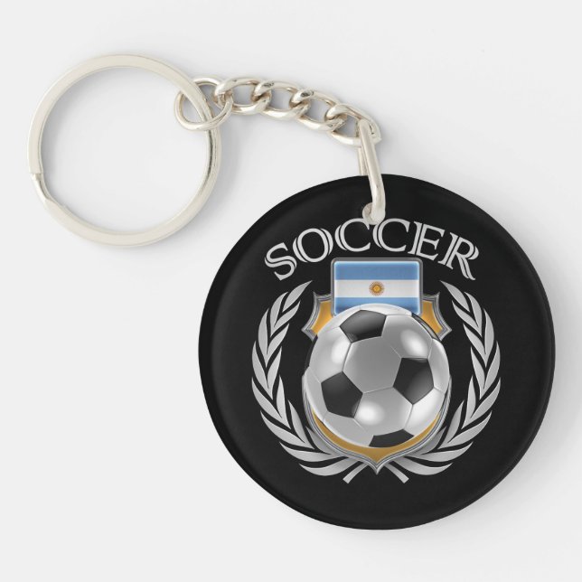Argentina Soccer 2016 Fan Gear Key Ring (Front)