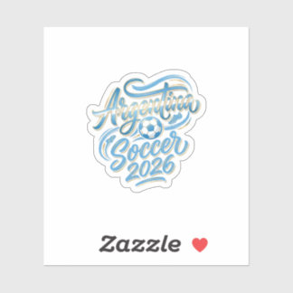 Argentina Soccer 2026 Soccer Bold Country Typograp