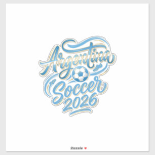 Argentina Soccer 2026 Soccer Bold Country Typograp