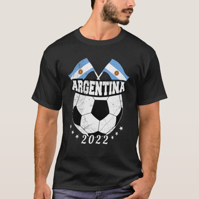 Argentina Soccer ball Team For Men&women Football  T-Shirt (Front)