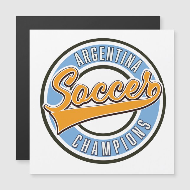 Argentina Soccer Champions (Front/Back)