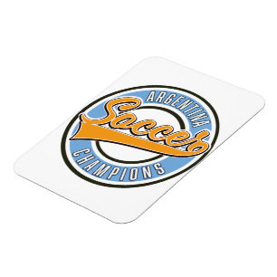 Argentina Soccer Champions Magnet