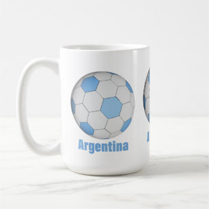 Argentina soccer coffee mug