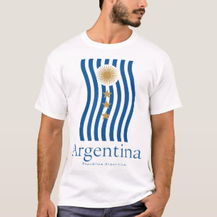 Argentina Soccer Fan T-Shirt Football Pride Wo