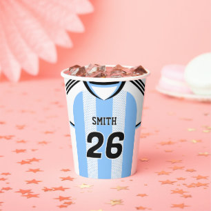 Argentina Soccer Jersey Custom Name Number Cup