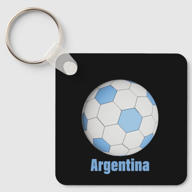 Argentina soccer  key ring (Front)