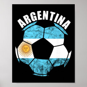 Argentina Soccer Ll Sun Of May Argentina Argentina Poster