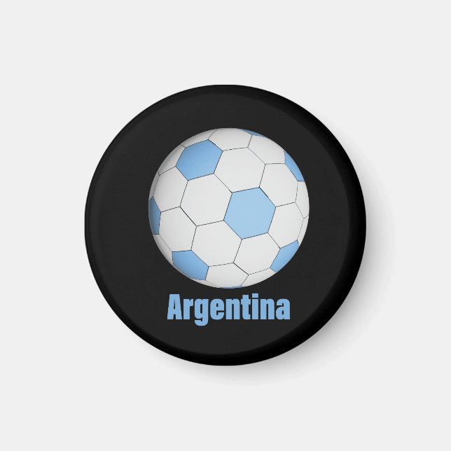 Argentina soccer  magnet (Front)
