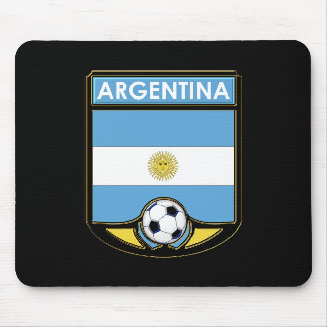 Argentina Soccer Mouse Pad (Front)