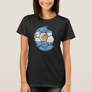 Argentina Soccer National Team Support The Team Fl T-Shirt