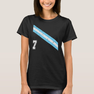 Argentina Soccer Number 7 Argentinian Football Spo T-Shirt