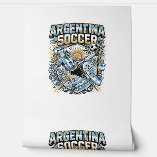 Argentina Soccer Skeleton Striker Nations Poster S Wallpaper