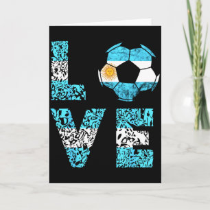 Argentina Soccer Team Argentina Love Ll Argentinia Card