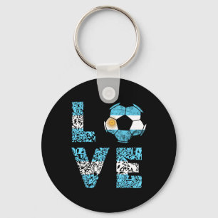 Argentina Soccer Team Argentina Love Ll Argentinia Key Ring